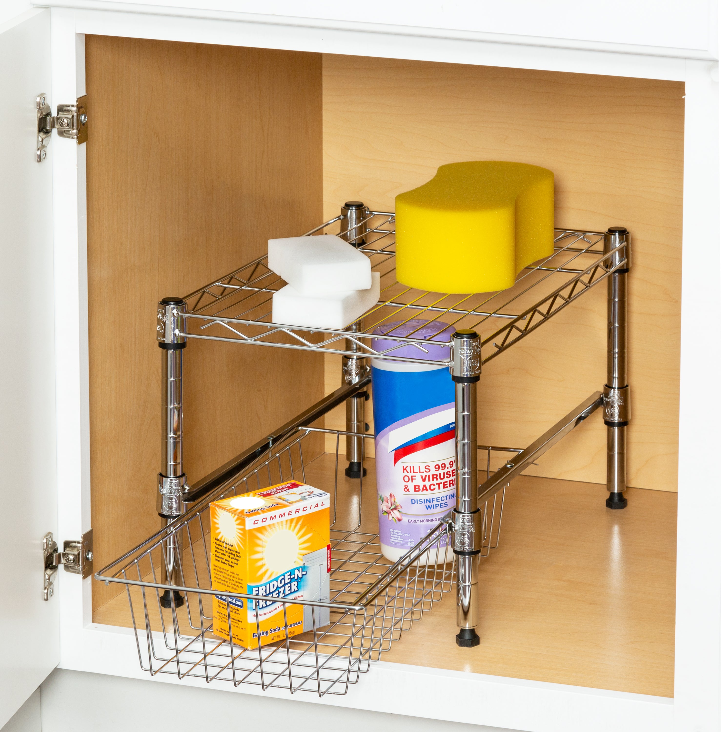 Honey-Can-Do Adjustable Cabinet Organizer